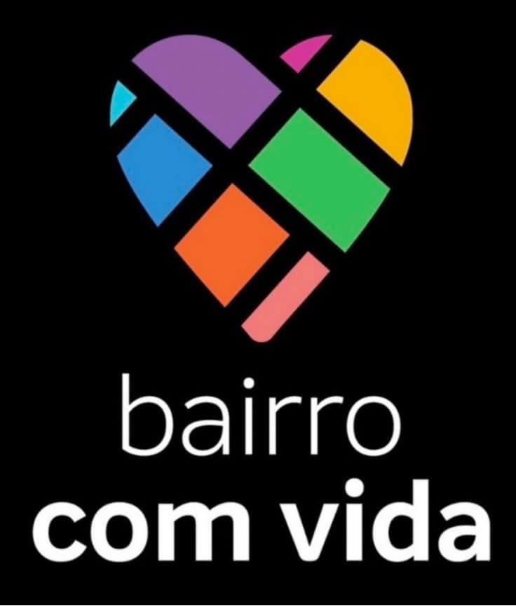 Logo Bairro Com Vida (Preto)